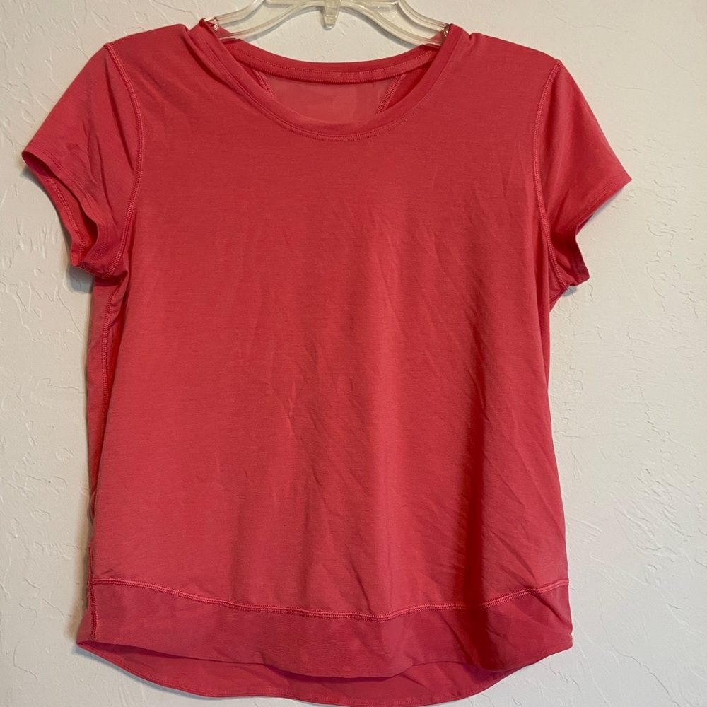 Athleta Girl on the move mesh tee